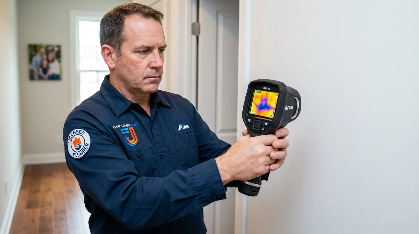 Thermal imaging leak detection by Johns Plumbing LLC in Port Saint Lucie